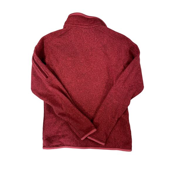 Patagonia Women's Better Sweater 1/4-Zip Red Size S - Picture 2 of 6